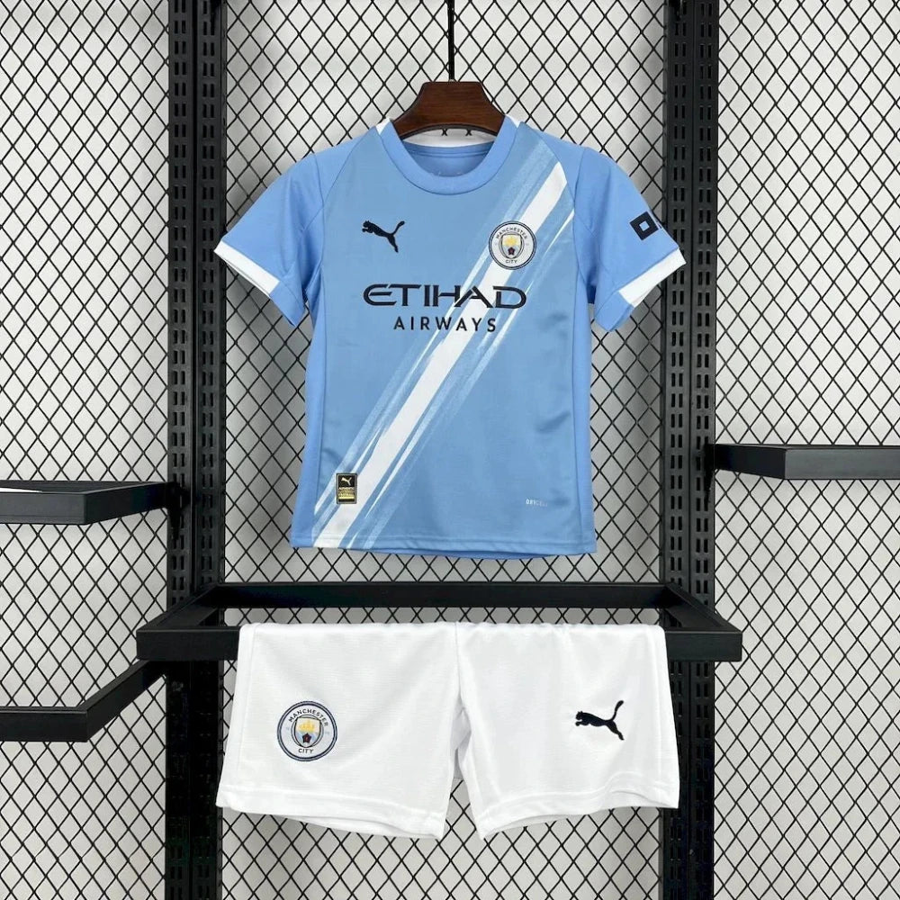 Kit enfant Manchester City DOM 25/26 - Choppe ton maillot