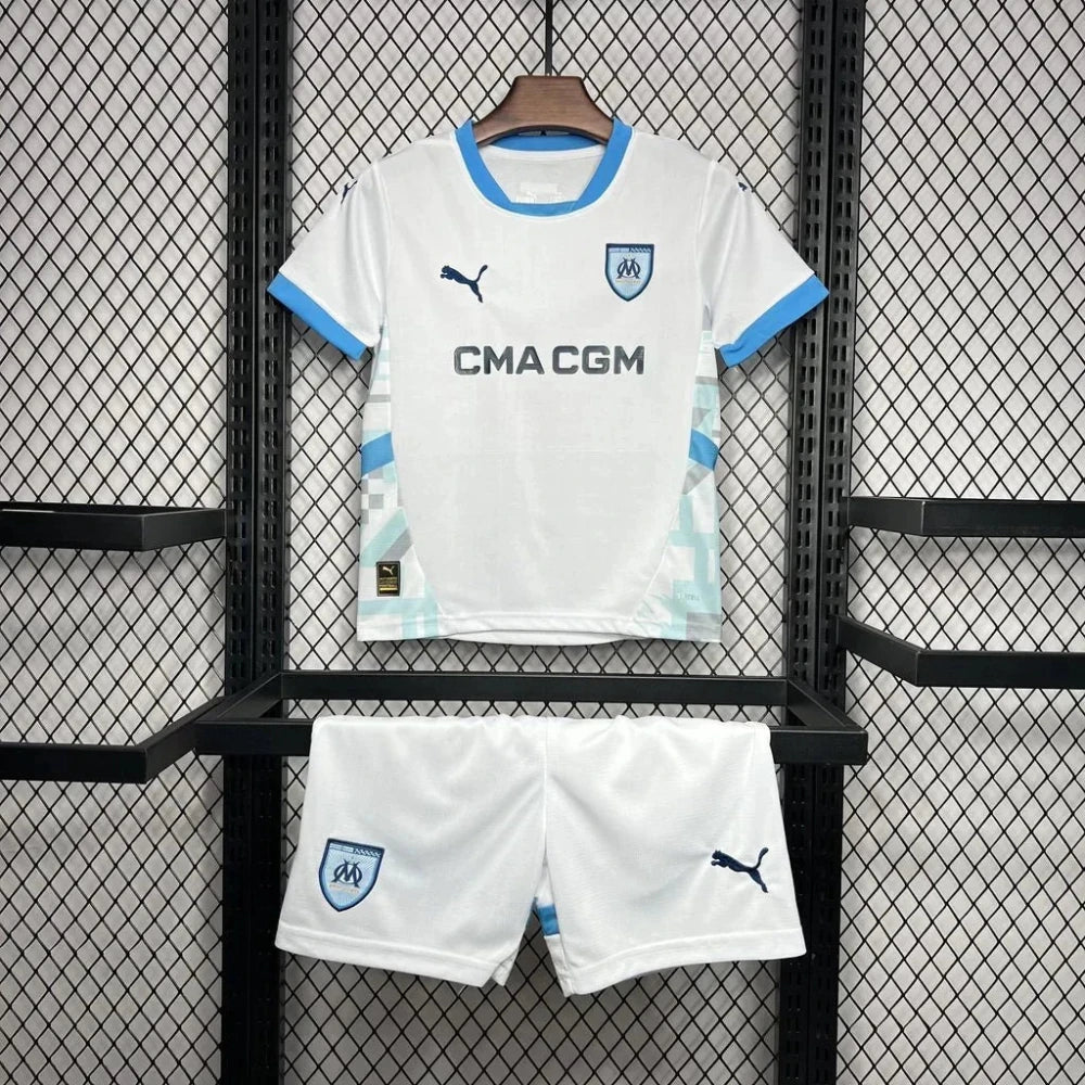 Kit enfant Olympique de Marseille DOM 24/25 - Choppe ton maillot