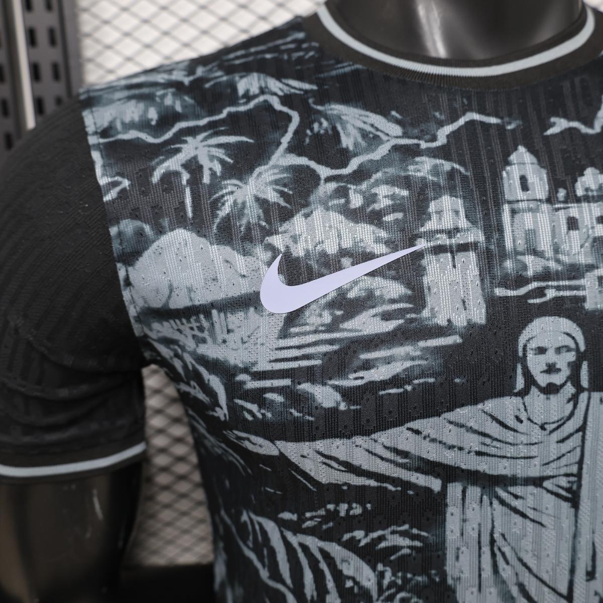 Brésil - Cristo Redentor Noir 2026 Player - Choppe ton maillot