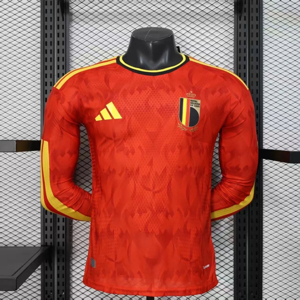 Belgique DOM Coupe du monde 2026 Player Version Long sleeve - Choppe ton maillot
