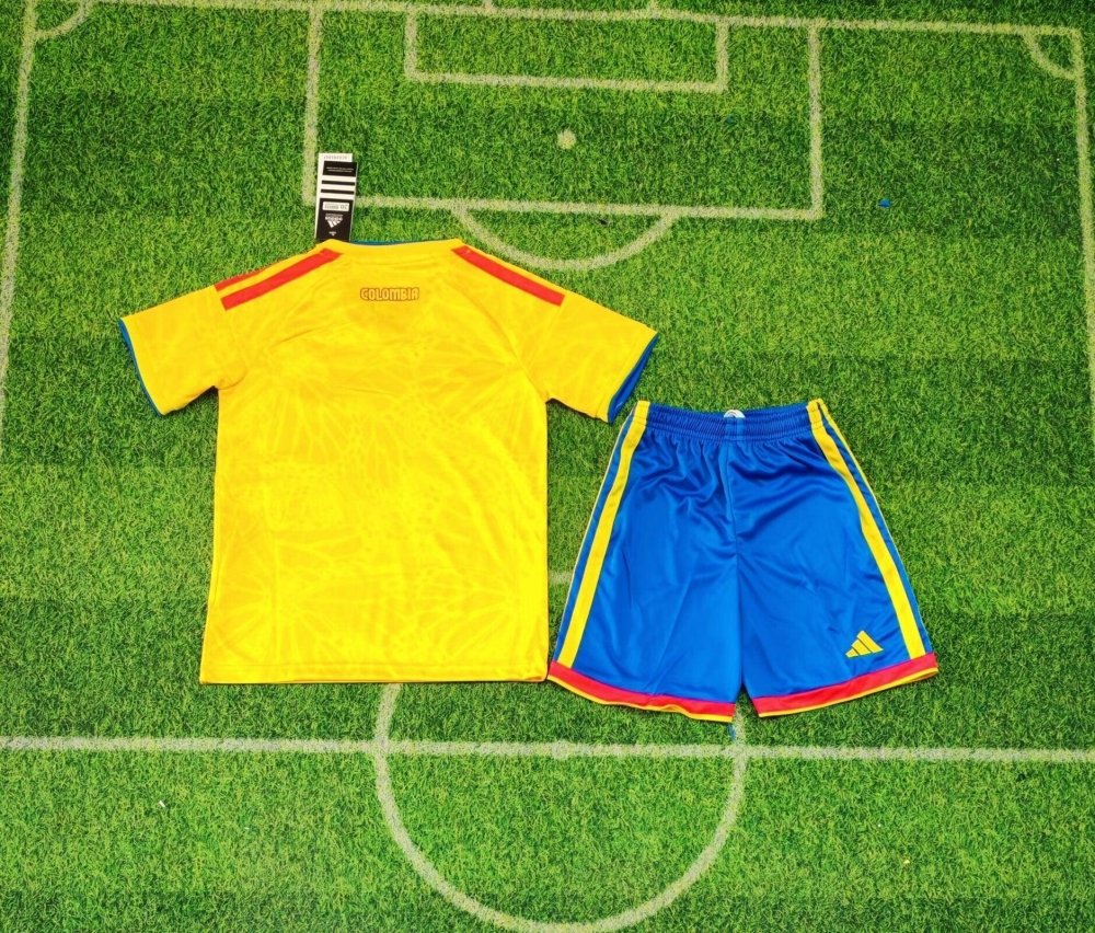 Kit enfant Colombie DOM Coupe du Monde 2026 - Choppe ton maillot